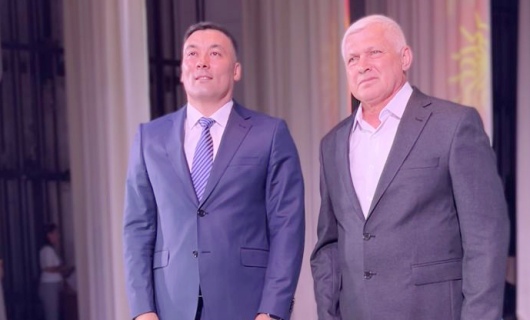Во Дворце культуры прошли торжественные мероприятия, посвящённые  Дню Столицы и Национальному дню домбры.